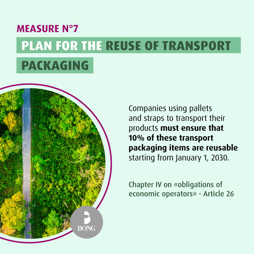 Plan for the reuse of transport packaging - PPWR Packaging Regulation